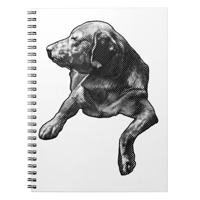 Cuaderno Planes con un laboratorio de Dot-Trimmed (Frente)