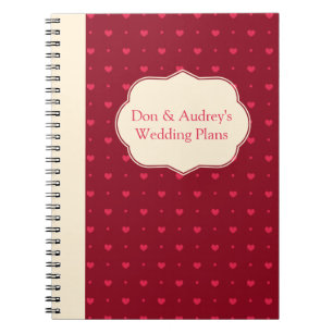 Cuaderno Planes de Boda de personalizables