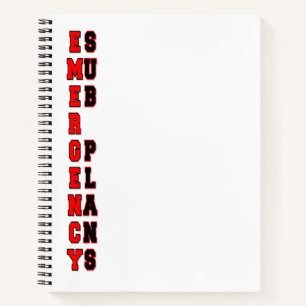Cuaderno Planes de emergencia secundarios