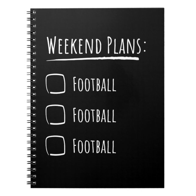 Cuaderno Planes de fin de semana Fútbol (Frente)