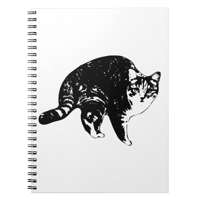 Cuaderno Planes de Listado Tabby Nocturno (Frente)