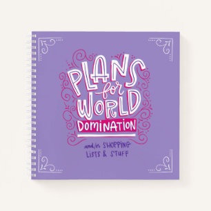 Cuaderno Planes para un portátil de dominación mundial (p