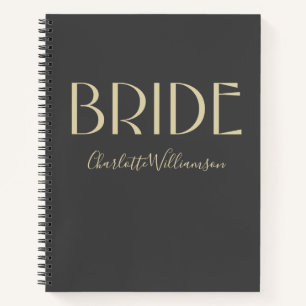 Cuaderno Planes personalizados de Boda de nombres de novias