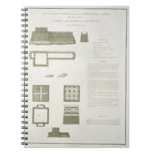 Cuaderno Planes, secciones y elevaciones de la Gran Muralla