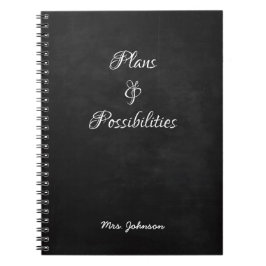 Cuaderno Planes y posibilidades para el portátil de fotos e