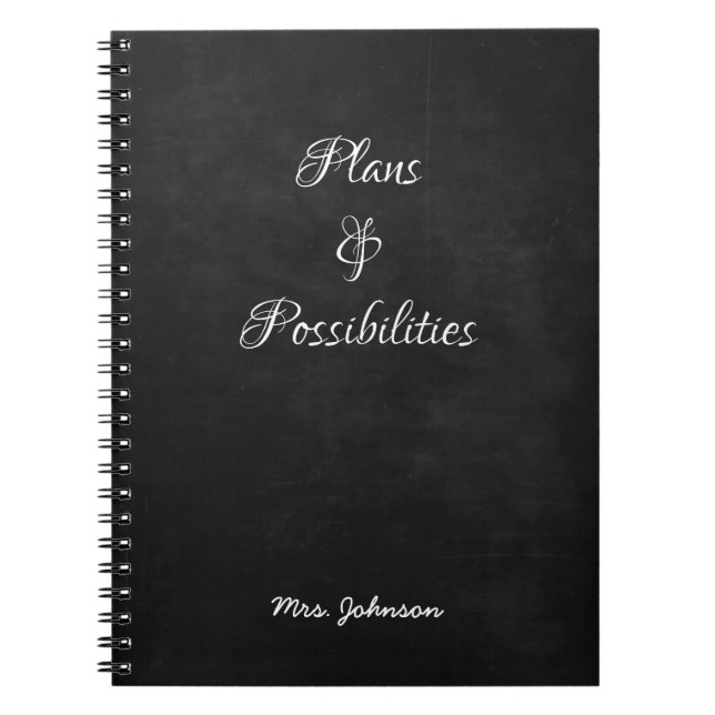 Cuaderno Planes y posibilidades para el portátil de fotos e (Frente)