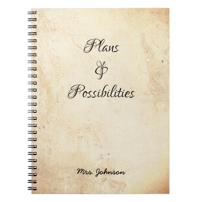 Cuaderno Planes y posibilidades para un portátil rústico (Frente)