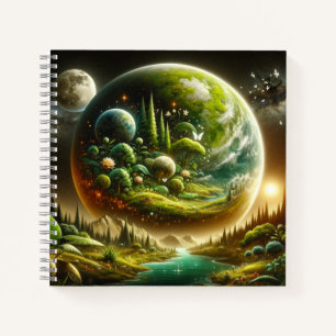Cuaderno Planeta de Fantasía – Naturaleza Cósmica Mágica