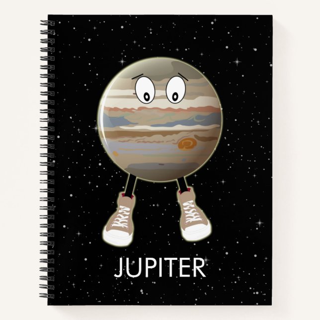 Cuaderno Planeta Júpiter & Estrellas (Anverso)