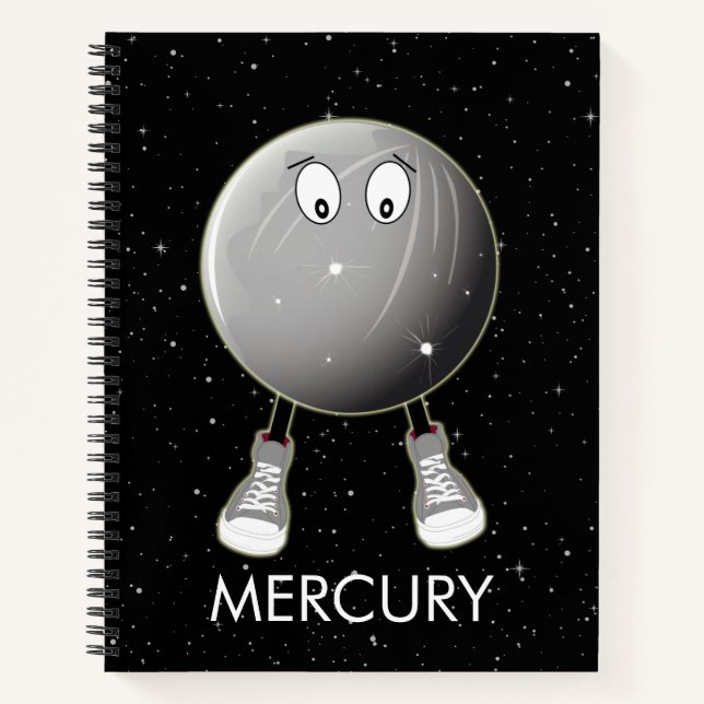 Cuaderno Planeta Mercurio & Estrellas (Anverso)