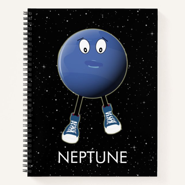Cuaderno Planeta Neptuno & Estrellas (Anverso)
