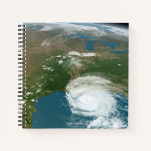 Cuaderno Planeta Panorámico Tierra Y Estados Unidos.