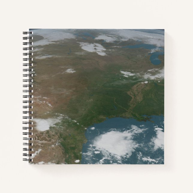 Cuaderno Planeta Panorámico Tierra Y Estados Unidos. 2 (Anverso)