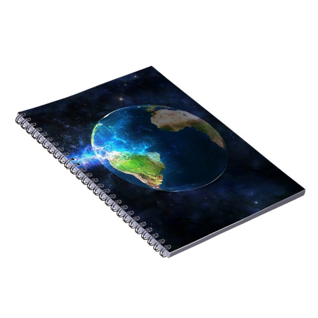 Cuaderno Planeta portátil Tierra (Lado Derecho)
