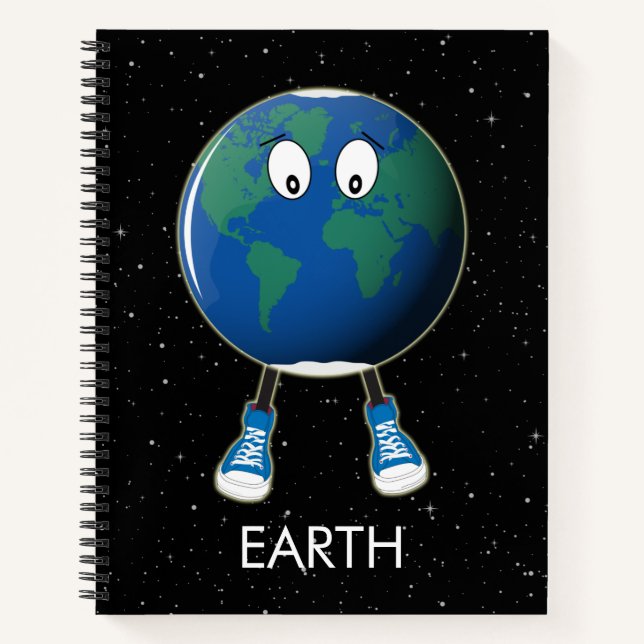 Cuaderno Planeta Tierra y Estrellas (Anverso)
