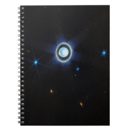 Cuaderno Planeta Urano con anillos y lunas Imagen JWST