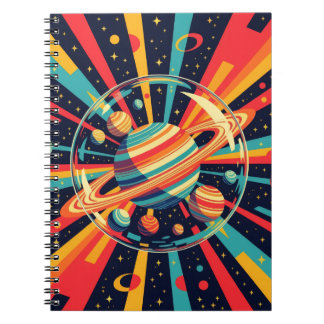 Cuaderno Planetas Anillados Fuera de este Mundo