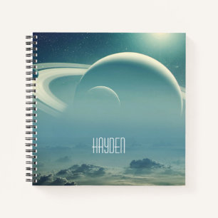 Cuaderno Planetas Caprichosos Espacio Paisaje de Sueños Per