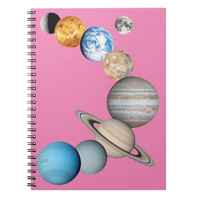 Cuaderno Planetas del sistema solar (intercambiables en col (Frente)