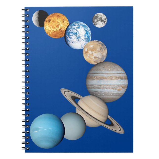 Cuaderno Planetas del sistema solar (intercambiables en col (Frente)
