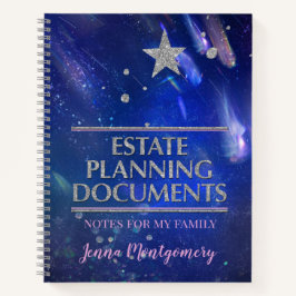 Cuaderno Planificación de Estrellas en el cielo nocturno