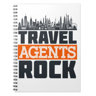 Cuaderno Planificación de vacaciones de rock para agentes d