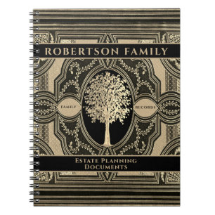 Cuaderno Planificación familiar con árbol de oro de la vi
