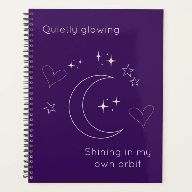 Cuaderno Planificador Celestial Personalizado (Anverso)