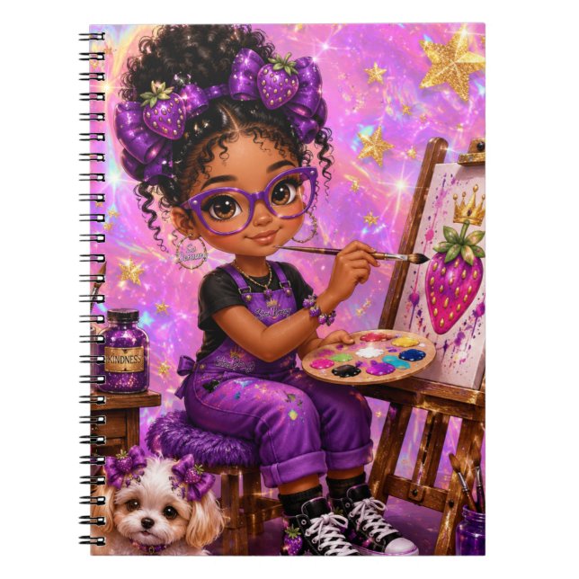 Cuaderno Planificador Creativo StarBerry™ Sparkle™ (Frente)