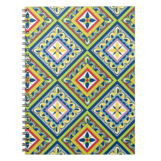 Cuaderno Planificador de baldosas Talavera Verde Intenso