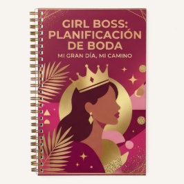 Cuaderno planificador de boda girl boss