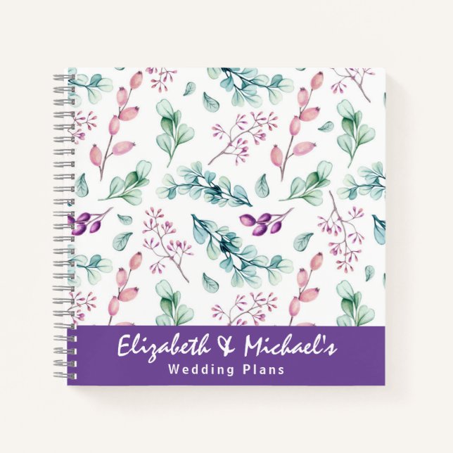 Cuaderno Planificador de Boda Presupuesto Personalizado Mod (Anverso)
