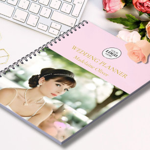 Cuaderno Planificador de Bodas Código QR Rosa Foto