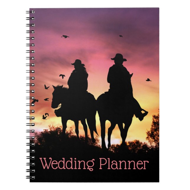 Cuaderno Planificador de bodas de vacas y vacas (Frente)