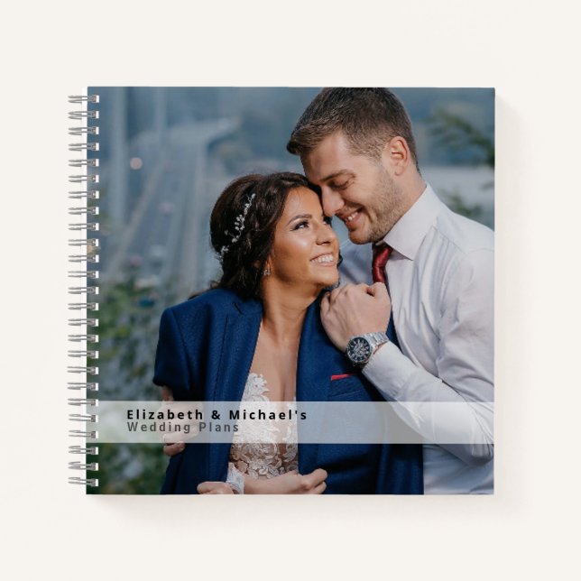 Cuaderno Planificador de bodas presupuestales personalizado (Anverso)
