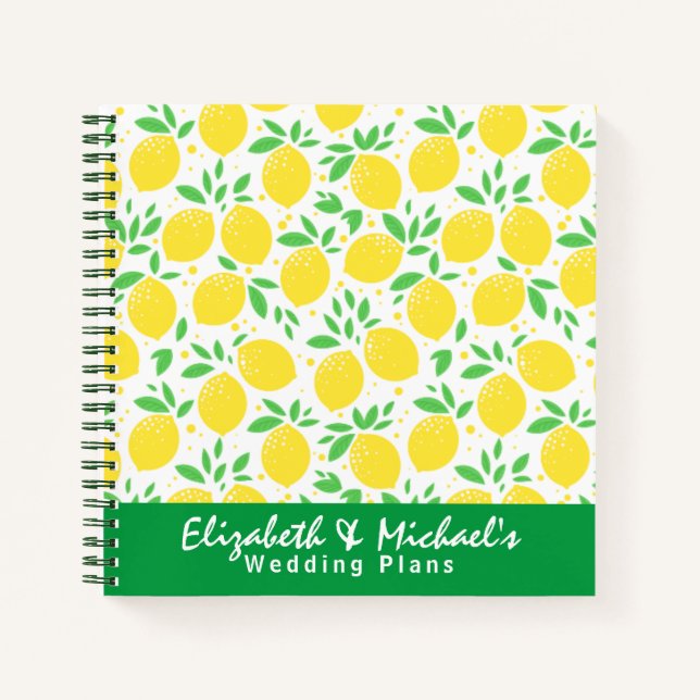 Cuaderno Planificador de bodas presupuestales personalizado (Anverso)