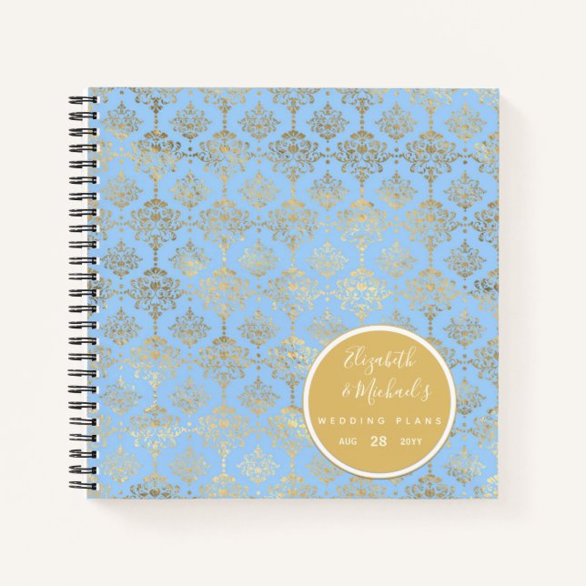 Cuaderno Planificador de bodas presupuestales personalizado (Anverso)