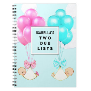 Cuaderno Planificador de Embarazo de Gemelos