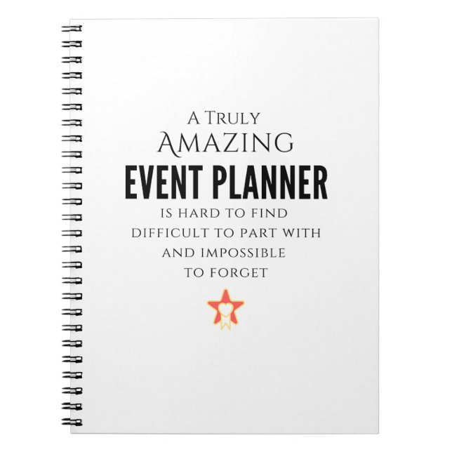 Cuaderno Planificador de eventos (Frente)