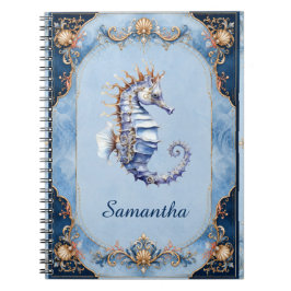Cuaderno Planificador de eventos de boda costera azul de ca