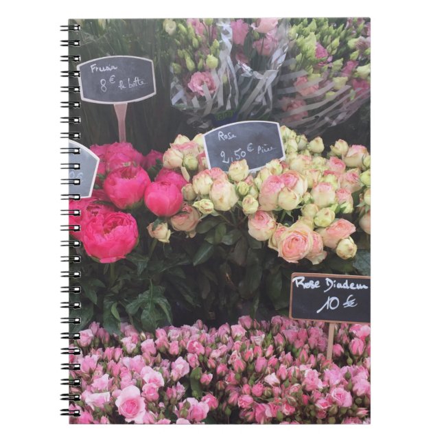 Cuaderno Planificador de Flores Francesas (Frente)