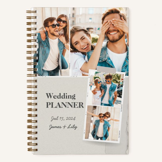 Cuaderno planificador de fotos de bodas (Anverso)