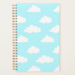 Cuaderno Planificador de Impresión de Cielo Azul H