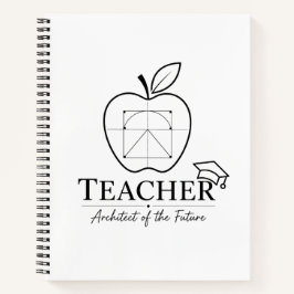 Cuaderno Planificador de Lecciones de Arquitecto para Maest