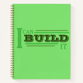 Cuaderno Planificador de 'Lo Puedo Construir (Verde)'/