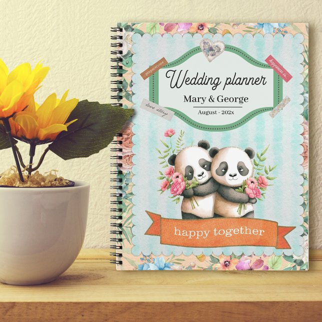 Cuaderno Planificador de matrimonio cutto panda (Subido por el creador)