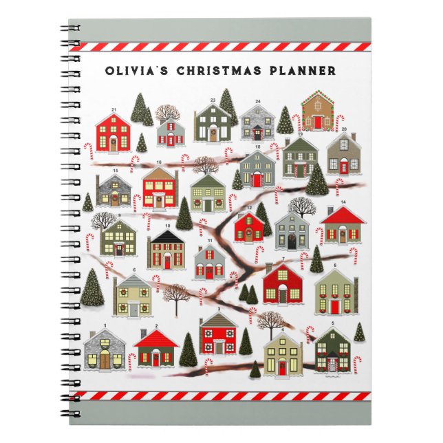 Cuaderno Planificador de Navidades personalizados (Frente)