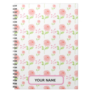 Cuaderno Planificador de patrones florales botánicos acuare