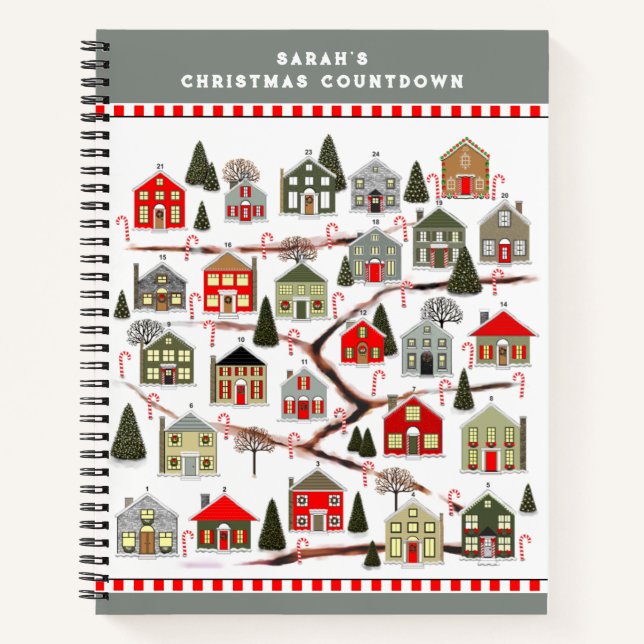 Cuaderno Planificador de Vacaciones de Cuenta Regr (Anverso)