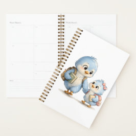 Cuaderno Planificador Diario Blue Bird